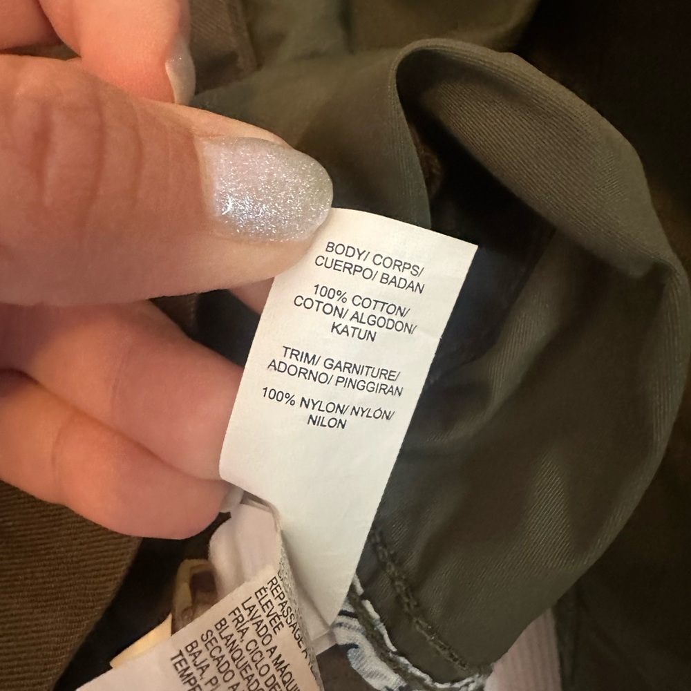Lucky Brand two toned Olive Green Women's Jacket - Picture 4 of 4